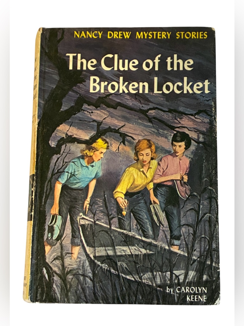 3/$15🎉 VINTAGE NANCY DREW ‘THE CLUE OF THE BROKEN LOCKET’ CHAPTER BOOK